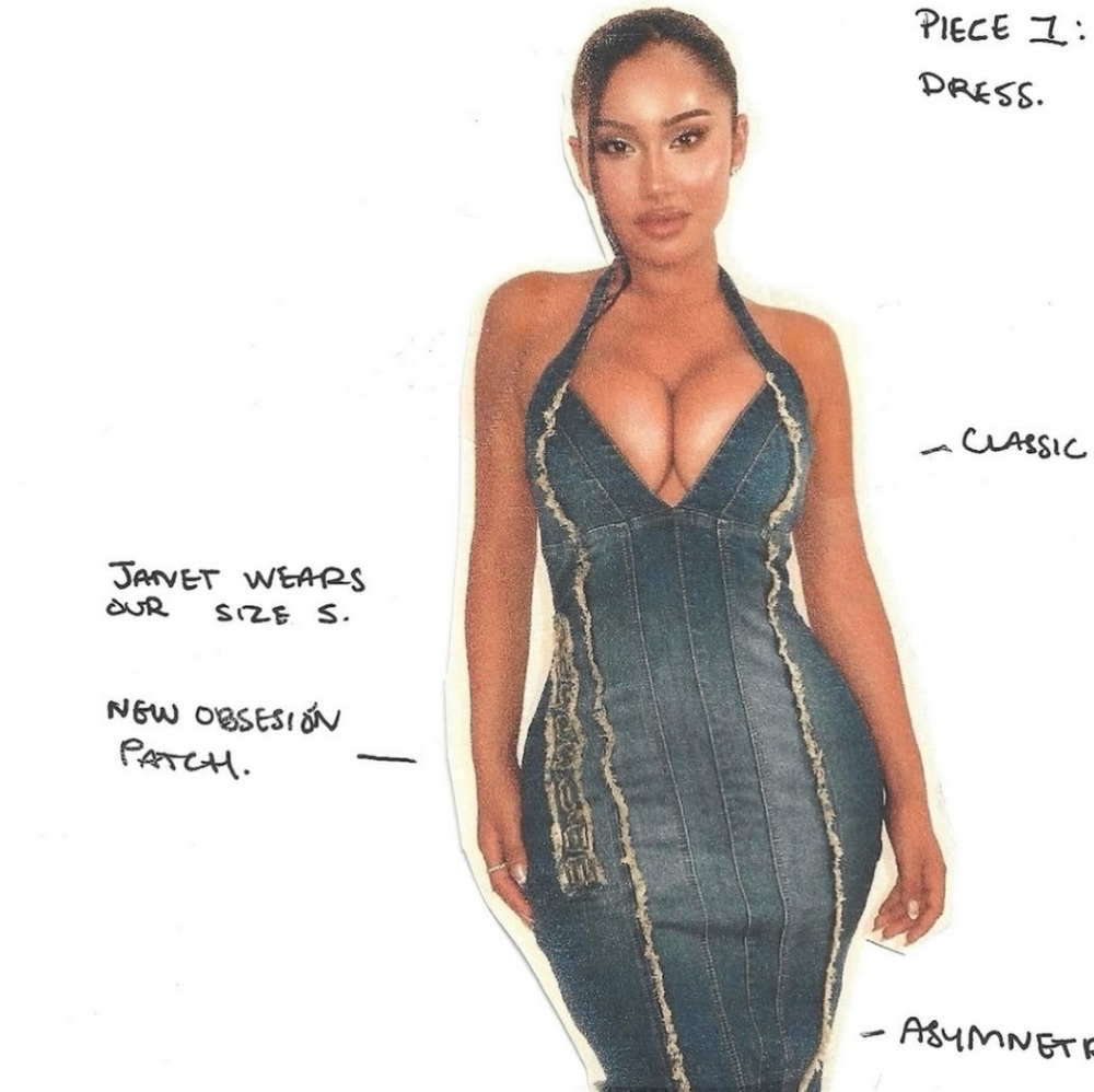 SUPER RARE bodied by uchis obsesion kulona dress. XS